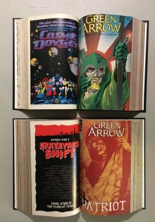 Green Arrow 1 To 50 In Two Bound Volumes,  Written By Mike Grell 1988 Series