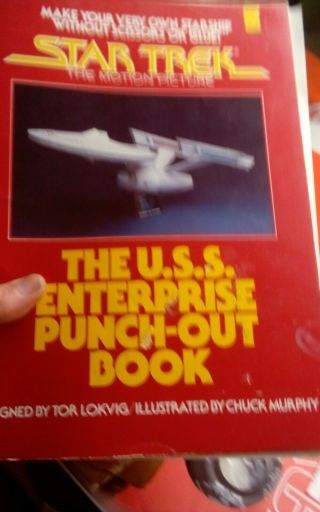 Star Trek The Motion Picture - U.  S.  S.  Enterprise Punch Out Book