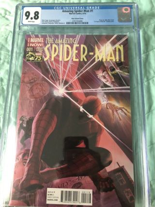 The Spider - Man 1 Silk First Cameo Cindy Moon Cgc 9.  8 1:75 Ross Variant