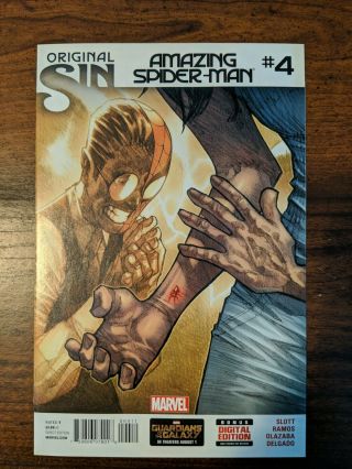 The Spider - Man 4 (2014) Sin Silk Near Perfect Cgc It