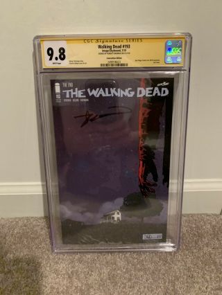 Walking Dead 193 Cgc 9.  8 Ss Signed By Kirkham