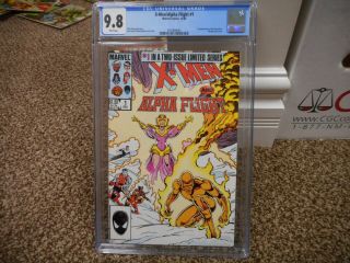 X - Men And Alpha Flight 1 Cgc 9.  8 Marvel 1985 1st Appearance Of Berserkers White