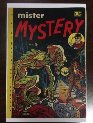 Mister Mystery 2 1951 Pre Code Horror Andru Esposito Please Read