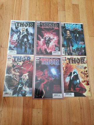 Thor Vol 6 1,  2,  3,  4,  5,  6 Nm 1st Print Black Winter