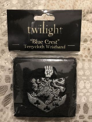 Twilight “blue Crest” Terry Cloth Wristband Mip
