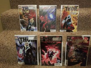 Thor 1 2 3 4 5 6 Donny Cates 2020 Nm 1st Prints,  Hot Series Black Winter