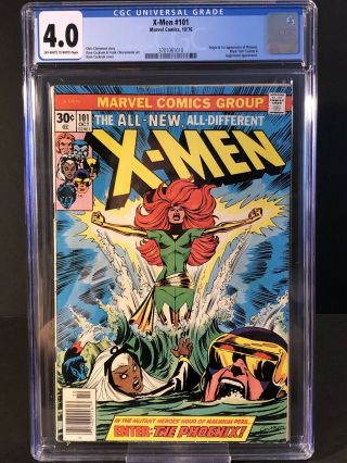 The X - Men 101 Cgc 4.  0 First Appearance Phoenix (rc)