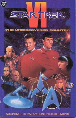 Star Trek Vi The Undiscovered Country Movie Deluxe Comic Book,  Dc 1992 Near