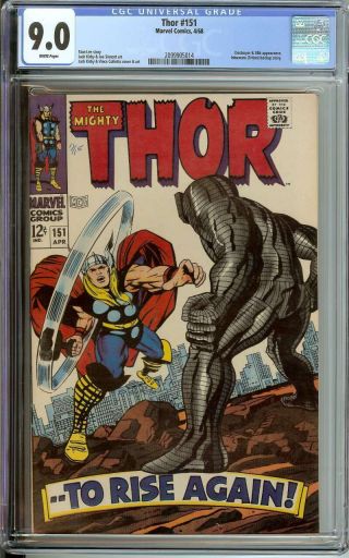 Thor 151 Cgc 9.  0 White Pages