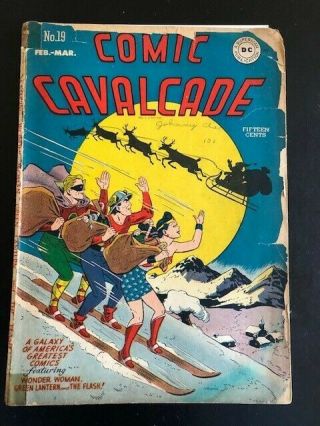Christmas Comic Cavalcade 19 (2.  0) Wonder Woman Green Lantern & The Flash