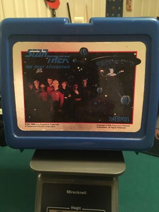 Star Trek The Next Generation Plastic Lunch Box,  Thermos