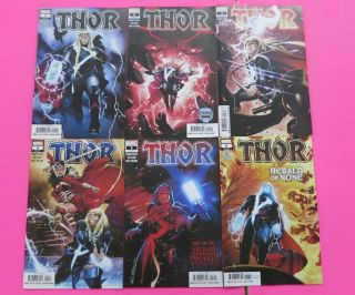 Thor 1,  2,  3,  4,  5,  6 Comic Vol 6 1st Prints Donny Cates Marvel 2020