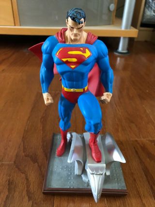 Dc Comics Dc Direct Superman Man Of Steel Jim Lee 10 " Full Size Statue