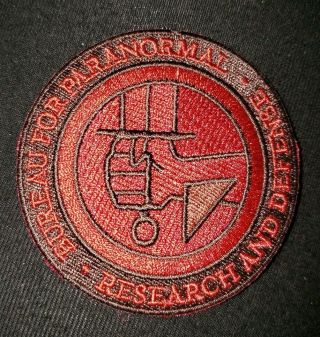 Hellboy Bureau For Paranormal Research And Defense Agent Embroidered Patch,