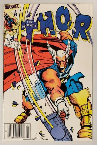 Thor 337 (marvel 1983) 1st App Of Beta Ray Bill (canadian Price Variant) Nm - /nm