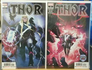 THOR 1 2 3 4 5 6 7 8,  PROMO CARDS (MARVEL 2020) DONNY CATES/ ALL 1ST PRINTINGS 2