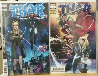 THOR 1 2 3 4 5 6 7 8,  PROMO CARDS (MARVEL 2020) DONNY CATES/ ALL 1ST PRINTINGS 3
