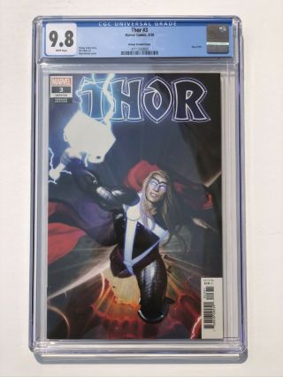 Thor 3 Variant Cgc 9.  8 - 1:25 Ratio Ryan Brown Cover Marvel Comics 4/ 2020 729