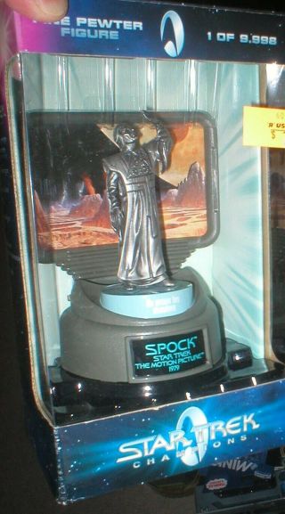 Star Trek The Motion Picture Champions Limited Edition Spock Pewter Figurine