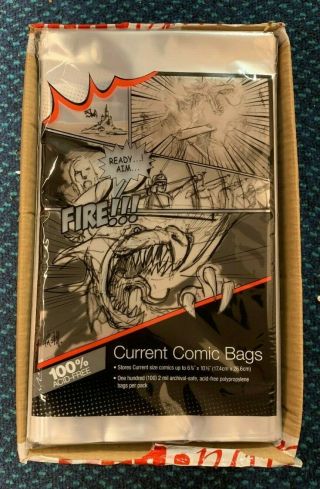 1000 Ultra Pro Current COMIC BOOK Storage Bags And Boards Modern CASE 3