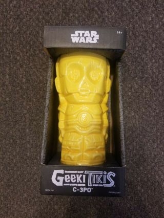 Geeki Tikis Star Wars C - 3po Mug | Crafted Ceramic | Holds 14 Ounces