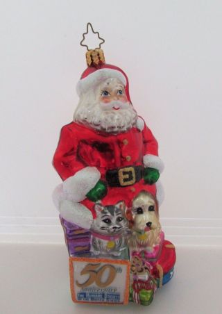 Christopher Radco Humane Society Of The Us 50th Anniversary Christmas Ornament