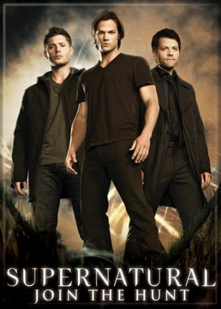 Supernatural (tv Series) Photo Quality Magnet: Sam,  Dean & Castiel