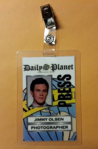 Superman Smallville Id Badge - Jimmy Olsen Photograher Costume Prop Cosplay