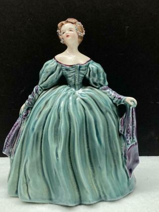 " Adeline " Lady Figurine Florence Ceramic Calif.  8 - 1/2 " Tall