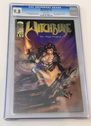 Witchblade 1 Michael Turner Cgc 9.  8 Nm/mt 1995 Book Top Cow Image Comics