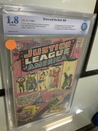 Brave And The Bold 30 Cbcs 1.  8 1st Appearance Amazo 3rd App Justice League
