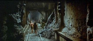 1970s Beneath The Planet Of The Apes Entering Underground Ruins Color 4x10 Scene