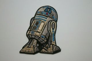 Vintage Star Wars R2d2 Patch Embroidered Iron On Or Sew On 2.  5 " X3 "