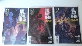 Rare The Last Of Us American Dreams Dark Horse 1st 2nd Print Comic Set 2 3 4