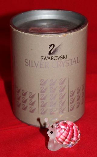 Swarovski Crystal Figurine Snail 7648 Nr 30,