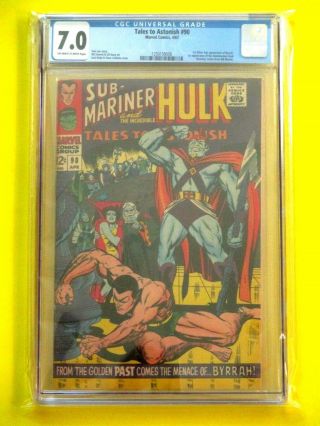 Tales To Astonish 90 - Cgc 7.  0 - Huge Key - 1st Appearance Of Abomination