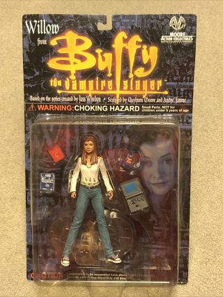 Btvs Buffy The Vampire Slayer Willow White Top Variant Figure In Package