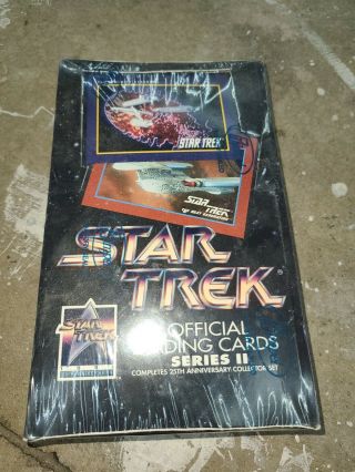 Star Trek Series 2 Trading Cards Completes The 25th Anniversary Set Box