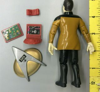 Dress Uniform Lt.  Commander Data Star Trek Playmates Figure TNG Next Generation 2