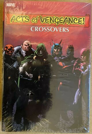 Acts Of Vengeance Crossovers Omnibus Hc Variant Cover Rare Oop Htf Marvel