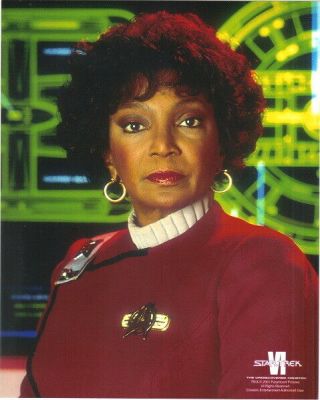 Star Trek Vi The Undiscovered Country Movie Commander Uhura 8 X 10 Photograph