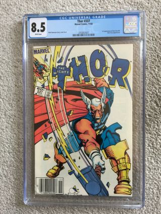 Thor 337 (nov 1983,  Marvel) Cgc 8.  5