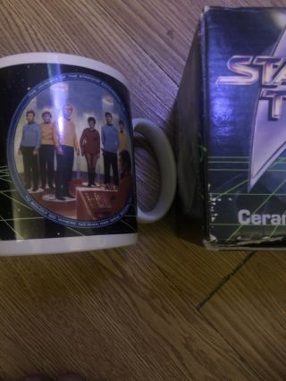 Star Trek Ceramic Mug Beam Us Down Scotty