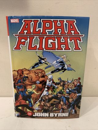 Alpha Flight Omnibus Vol 1 John Byrne Rare Oop Hc Hardcover X - Men Wolverine