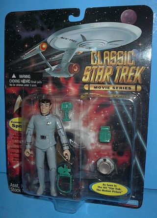 Vintage Classic Star Trek Playmates 5 " Figurine Spock 1995 Moc