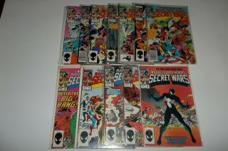 Marvel Heroes Secret Wars (1984) 1 - 12,  Complete Set