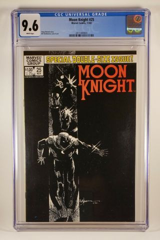 Moon Knight 25 Cgc 9.  6 1st App And Origin Of Black Spectre