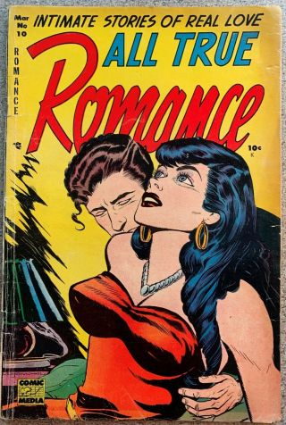 All True Romance 23 Comic Media 1953 Pre Code Sexy Romance Rare To