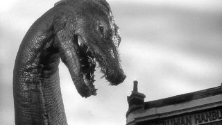 1959’s The Giant Behemoth Dinosaur Open Mouth Closeup B/w 6x10 Scene