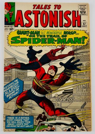 Tales To Astonish 57 Early Spider - Man Giant - Man Wasp Tta